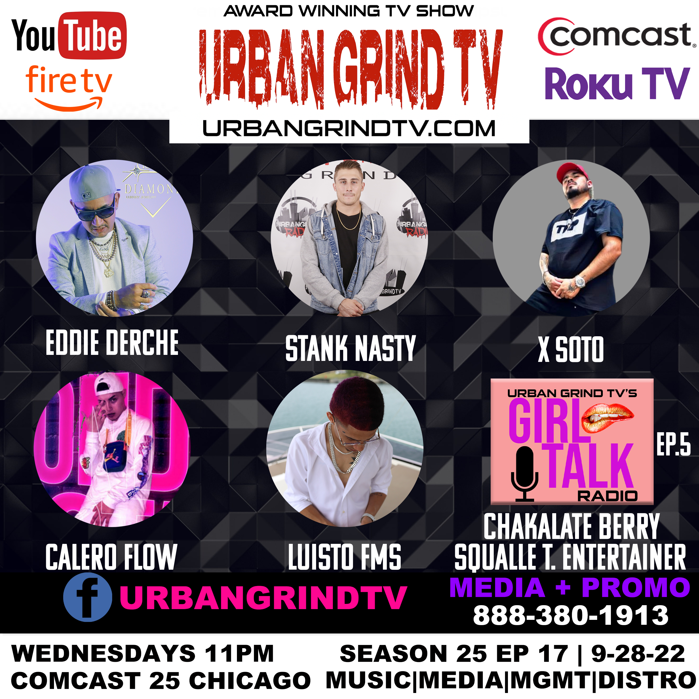 Urban Grind TV Show ft X Soto, Luisto FMS, Calero Flow, Eddie Derche from Ice Me Crazee & Girl Talk