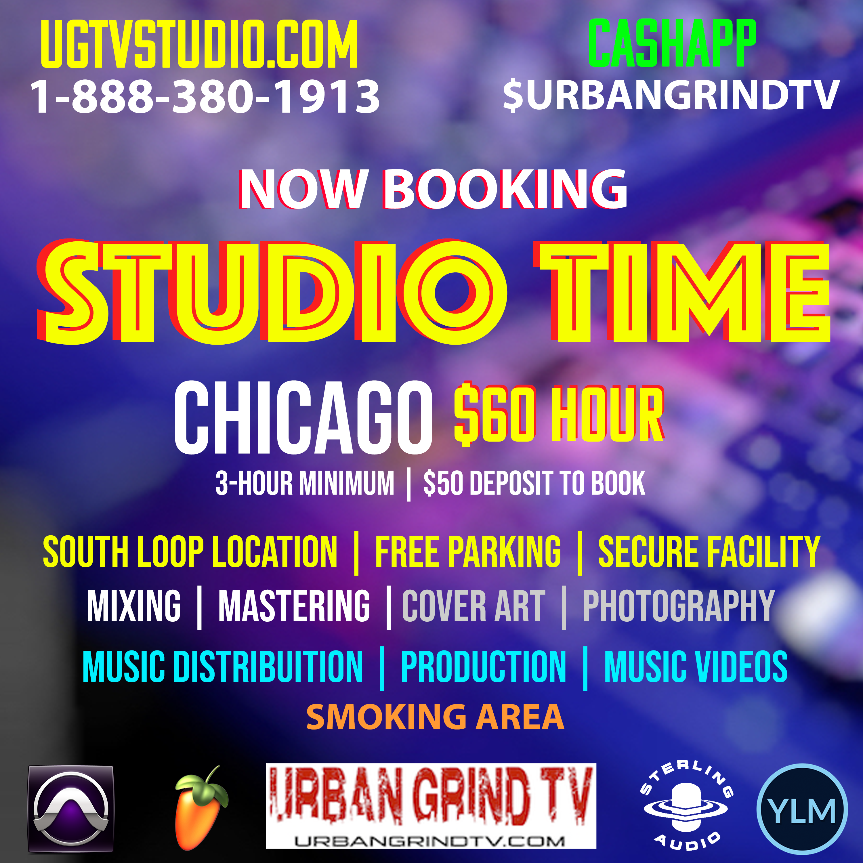 UGTV Recording Studio Flyer 2023