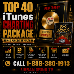 iTunes Charting Package Top 40 Guaranteed with Plaque
