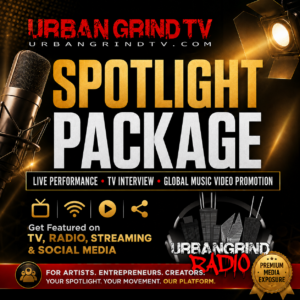 Urban Grind TV Spotlight Package: TV Interview, Radio Feature & Music Video Promo