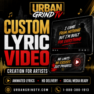 Custom Lyric Video Creation Service for Artists