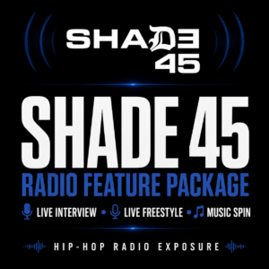 Shade45 Radio Feature Package: Live Interview, Freestyle & Music Spin