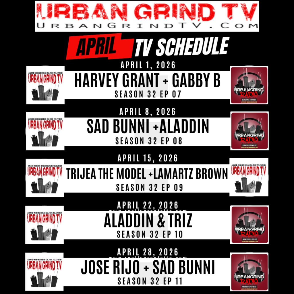 Urban Grind TV and Urban Grind Radio April 2026 Lineup Brings NBA Legend Harvey Grant, World Series MVP Jose Rijo, Gabby B, and More