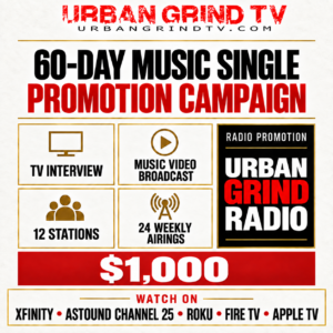 60-Day Music Single Promotion Campaign: TV Interview, Music Video & National Radio