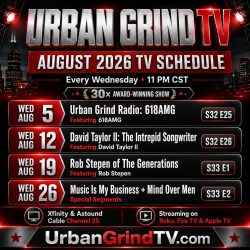Urban Grind TV August 2026 Schedule